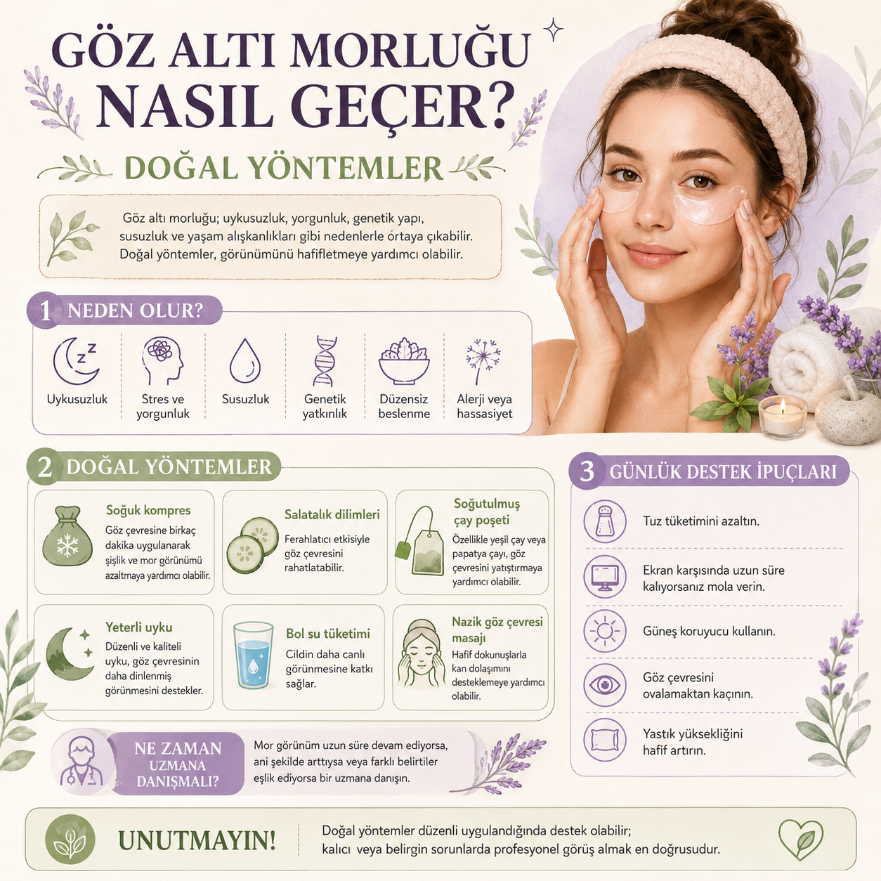 göz altı morluğu nasıl geçer doğal yöntemler