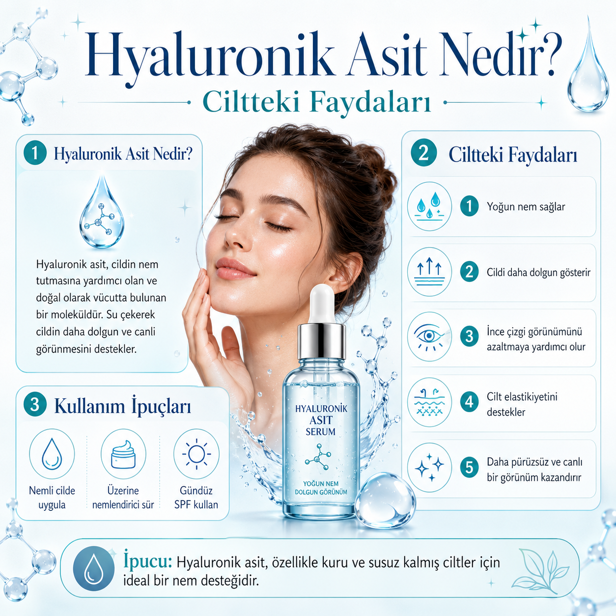 hyaluronik asit nedir ciltteki faydaları