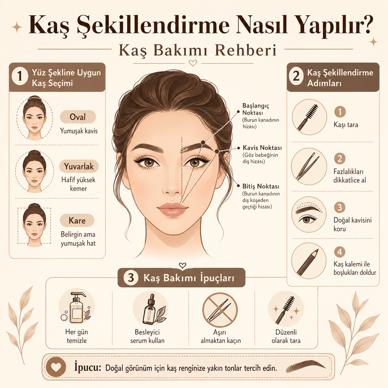 kaş şekillendirme nasıl yapılır kaş bakımı rehberi